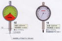 針1回転未満ダイヤルゲージ 0.01mm 0.001mm Zシリーズ 15Z 15Z-SWF 5Z-XB 5Z 18 17Z 17Z-SWA 107Z-XB 107Z17B